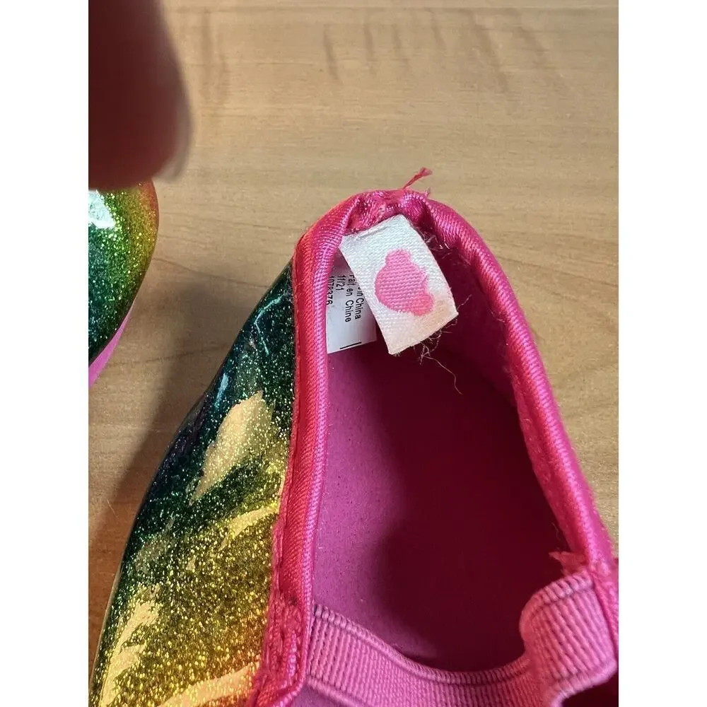Build A Bear sparkly rainbow Shoes BABW Bear